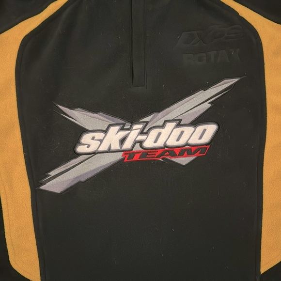Vintage Ski-Doo Team Pullover 1/4 Zipper Fleece - Picture 2 of 5